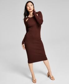 And Now This Womens Cut-Out Long Sleeve Dress Reviews - Dresses - Women - Macys at Macys